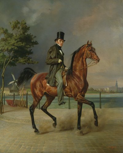 Der Geschäftsmann Carl August Staegemann (1803-64) von Carl Constantin Steffeck