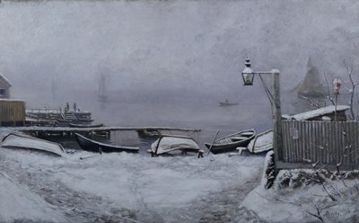 Dezembertag bei Drøbak von Carl Edvard Diriks