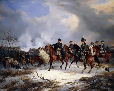 Die Schlacht von Kesselsdorf von Carl Friedrich Schulz