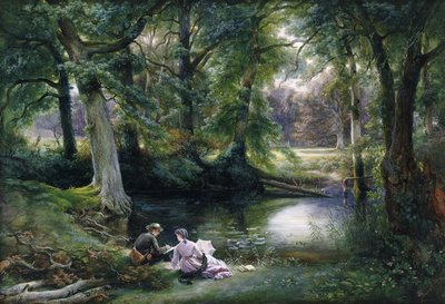 Die Kunststunde, 1870 von Carl Friedrich Wilhelm Trautschold