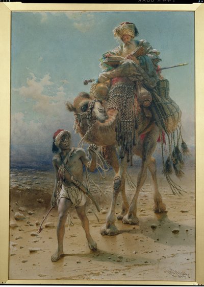 Durchquerung der Wüste, 1869 von Carl Haag