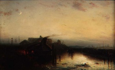 Mondscheinabend von Carl Hilgers