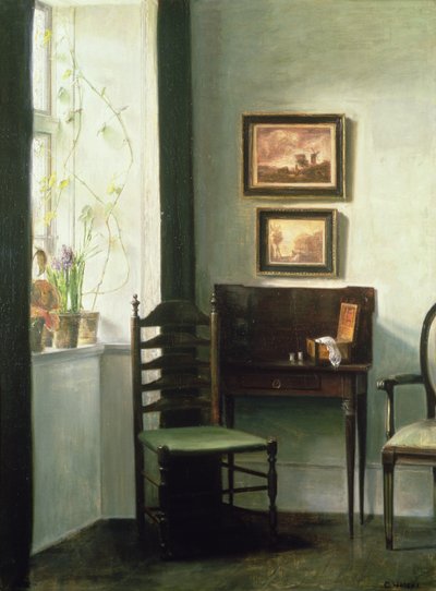 Sonnenbeschienener Innenraum von Carl Holsoe