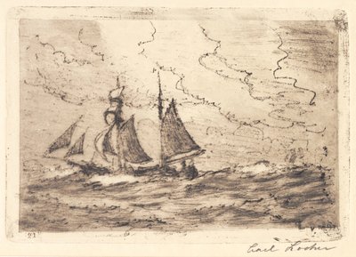 Starker Wind von Carl Locher