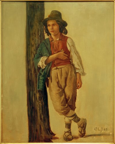 Italienischer Hirtenknabe von Carl Ludwig Jessen