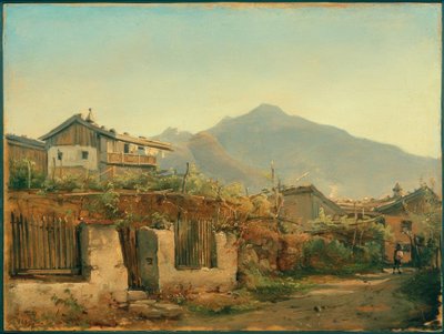 Dorf Tirol von Carl Morgenstern