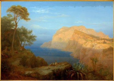 Capri bei Sonnenaufgang von Carl Morgenstern