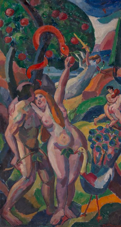 Adam und Eva von Carl Newman