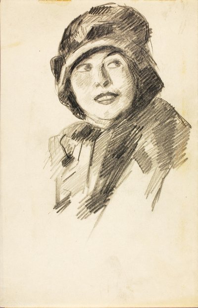 Kopf einer Frau von Carl Newman