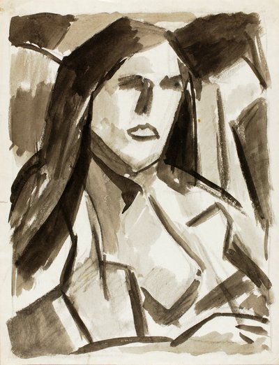 Kopf einer Frau von Carl Newman