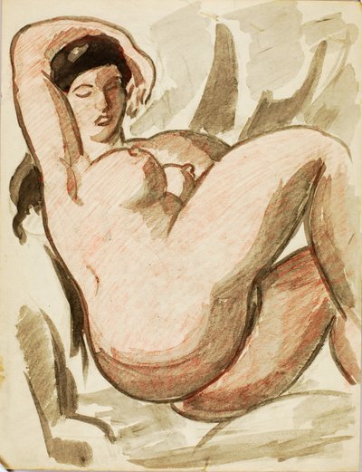 Liegender weiblicher Akt von Carl Newman