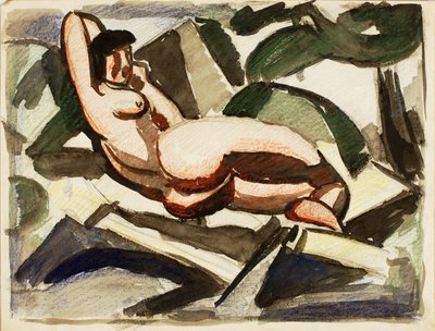 Liegende nackte Frauen von Carl Newman