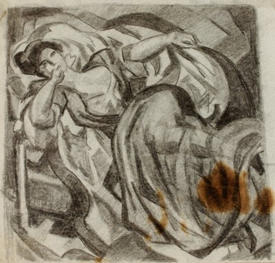 Liegende Frau von Carl Newman