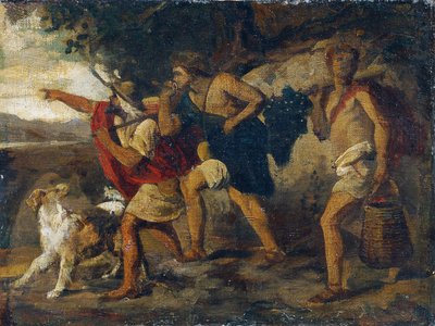 Die Kundschafter mit der Traube von Carl Rahl