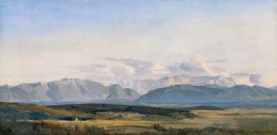 Vorgebirgslandschaft bei Murnau von Carl Rottmann