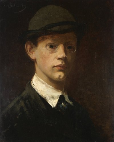 Männliches Bildnis von Carl Schuch