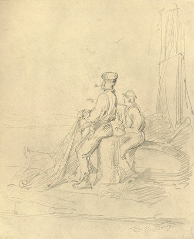 Am Strande von Carl Spitzweg