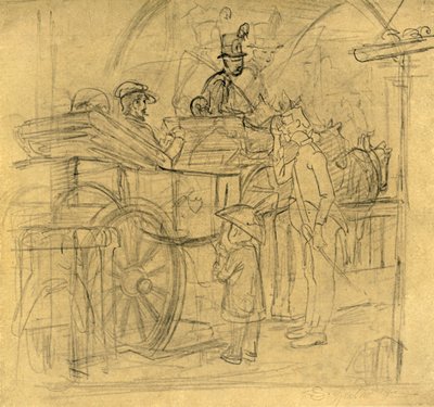 Auf Reisen, Mitte-Ende 19. Jahrhundert, um 1924 von Carl Spitzweg