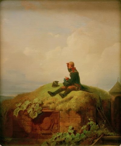 Es war einmal (Der strickende Wachposten) von Carl Spitzweg