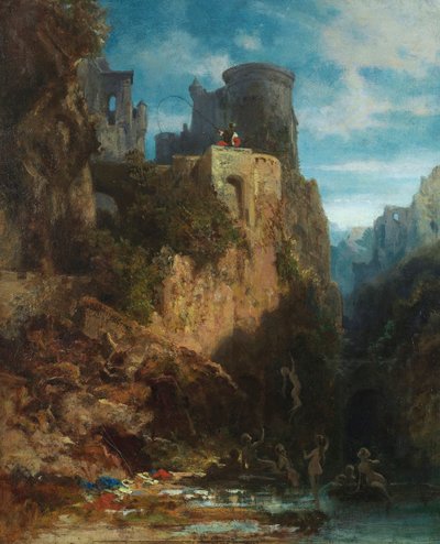 Meerjungfrauenfang von Carl Spitzweg