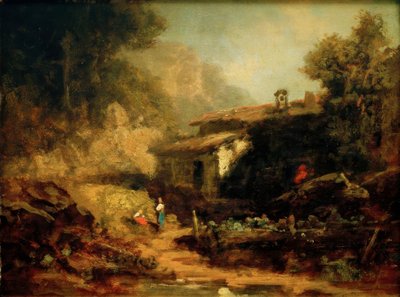 Mühle im Gebirge von Carl Spitzweg