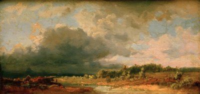 Voralpenlandschaft (Motiv an der Amper) von Carl Spitzweg