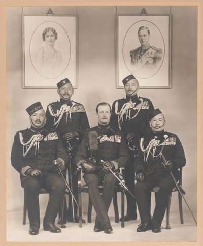 Indische Ordonnanzoffiziere des Königs von Carl Vandyk