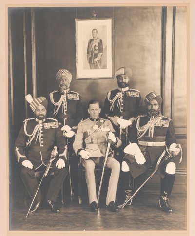 Indische Ordonnanzoffiziere des Königs, 1936 von Carl Vandyk