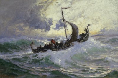 Leif Eriksson entdeckt Amerika von Carl Wilhelm Barth