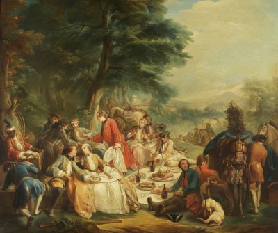 Rast auf der Jagd von Carle van Loo