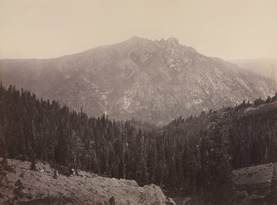 Davoncastle Butte, Sierra Nevada von Carleton E. Watkins