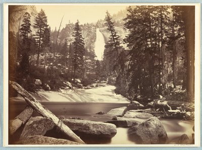 Nevada Fall, Yosemite von Carleton E. Watkins