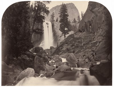 Piwyac, Vernal Fall, 300 Fuß, Yosemite von Carleton E. Watkins