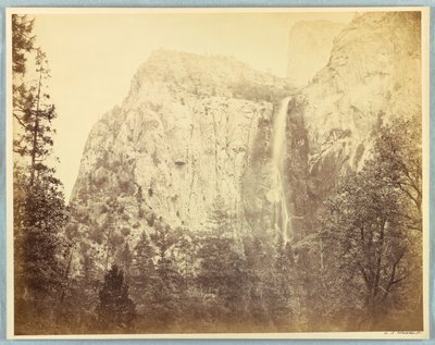 Pohono, Brautschleier, Yosemite von Carleton E. Watkins