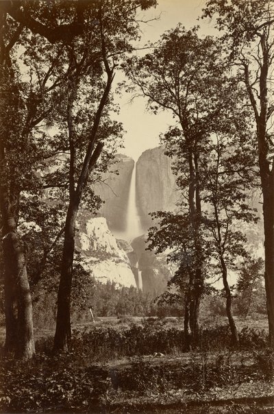 Yosemite Falls, 2634 ft. von Carleton E. Watkins