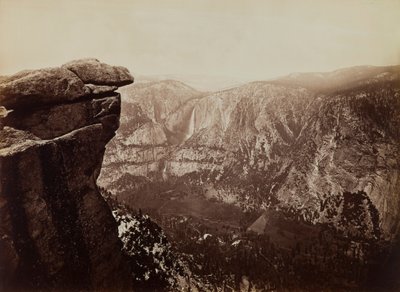 Yosemite-Fälle vom Glacier Point von Carleton E. Watkins