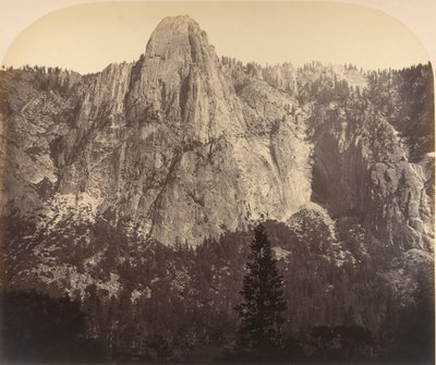 Wächter. Vorderansicht: 3270 Fuß von Carleton Emmons Watkins