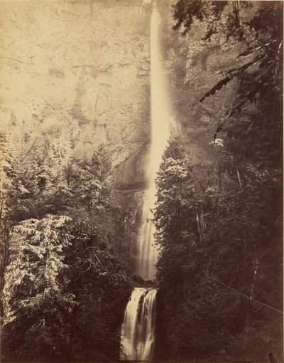 Kaskaden, Multnomah Falls von Carleton Watkins