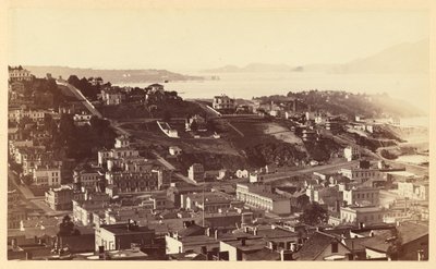 Golden Gate vom Telegraph Hill, S.F. von Carleton Watkins