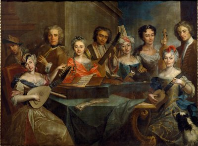 Familie von Musikern von Carlo Amalfi