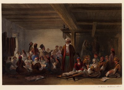 Krimtataren-Kinderschule, 1856 von Carlo Bossoli