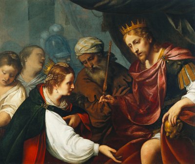Esther vor Ahasverus von Carlo Ceresa