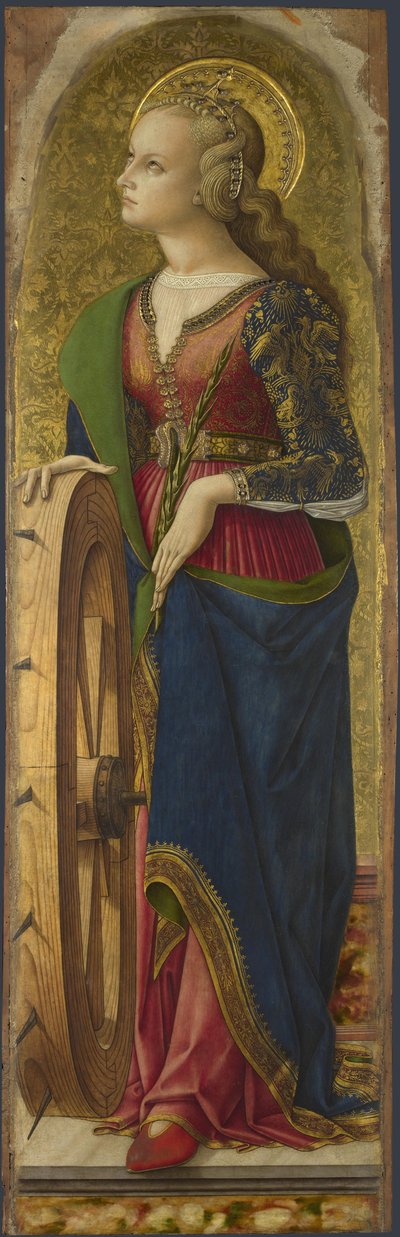 Heilige Katharina von Alexandria, 1476 von Carlo Crivelli