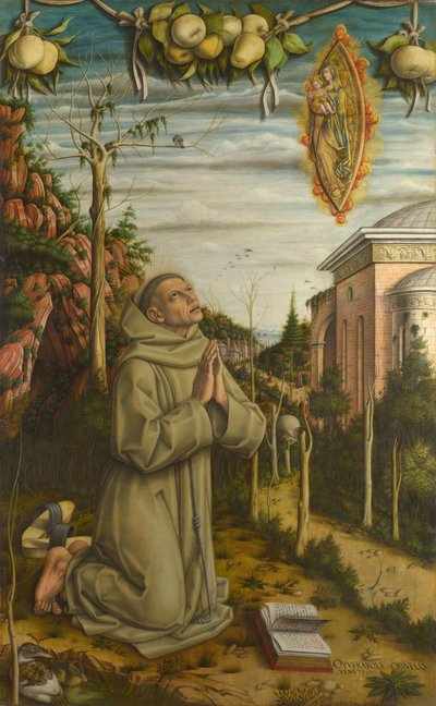 Die Vision des seligen Gabriele, 1489 von Carlo Crivelli