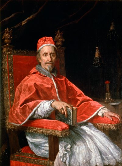Porträt von Papst Clemens IX., 1669 von Carlo Maratta