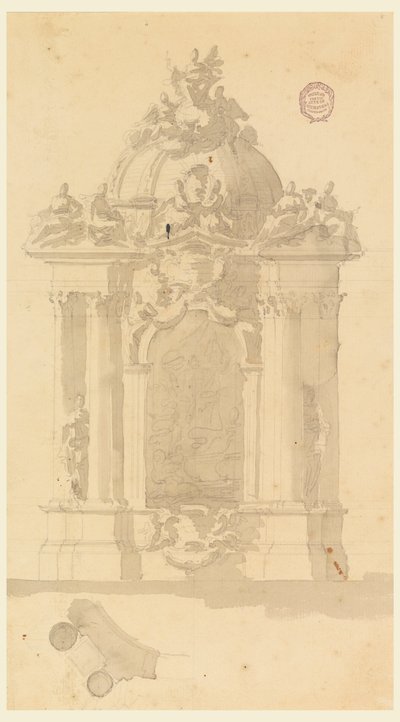 Entwurf für einen Altar von Carlo Marchionni