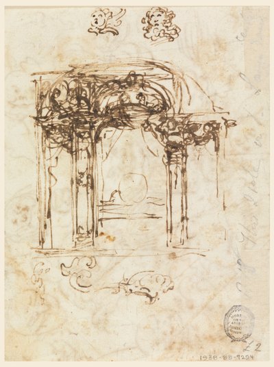 Studien von Köpfen von Carlo Marchionni