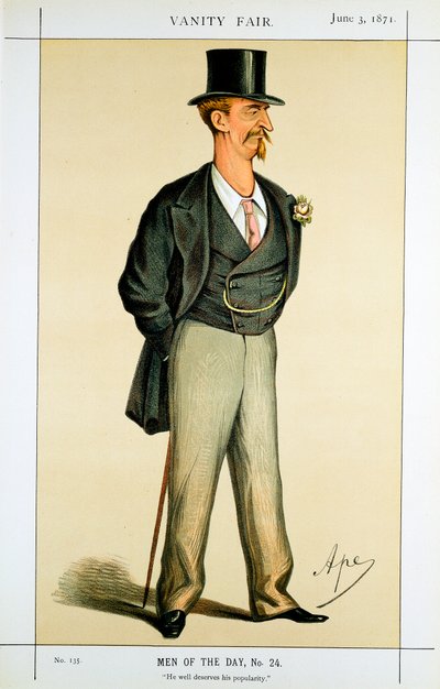 Eyre Massey Shaw, britischer Feuerwehrmann, 1871 von Carlo Pellegrini