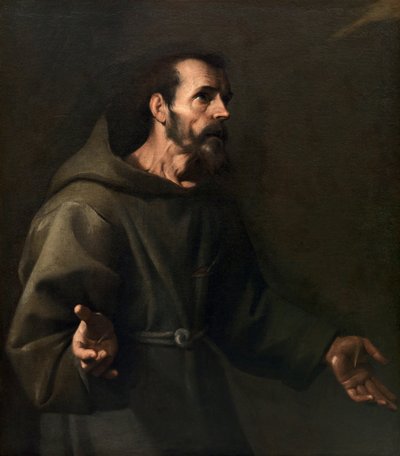 Der heilige Franziskus empfängt die Stigmata, ca. 1611 von Carlo Sellitto