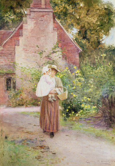 Auf dem Weg ins Dorf von Carlton Alfred Smith